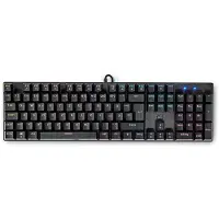 Nedis Bedraad Gaming Toetsenbord | USB Type-A | Mechanische Toetsen | LED | QWERTZ | Duits | USB Gevoed | Lengte stroomkabel: 1.50 m | Gaming - GKBDM110BKDE