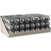 House of Seasons Kerstballen Bauble Silver 10 cm (72 Stuks)