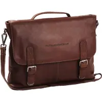 Chesterfield Schoudertas bruin, Effen