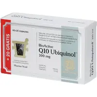Pharma Nord BioActive Q10 100mg 60 + 20 capsules Gratis | ubiquinol | Energie 60+20 St Capsules