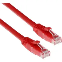 ACT IS8501 U/UTP CAT6 Patchkabel Snagless Rood - 1 meter