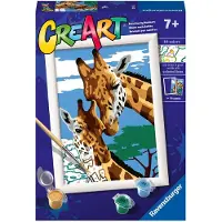 Ravensburger CreArt Cute Giraffes - Schilderen op nummer voor kinderen