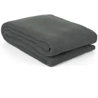 Zohome Bedsprei ICA - Donkergrijs 270 x 260 cm