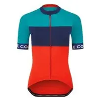 Le Col Sport Women's Short Sleeve Jersey Blue/Red || Maat: L