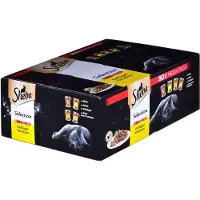 Sheba Selection Poultry Flavours In Sauce 80x85g Wet Cat Food Transparant 80x85g