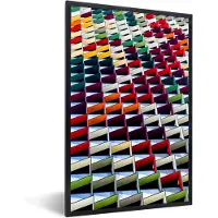 PosterMonkey Fotolijst incl. Poster - Origami - 60x90 cm - Posterlijst