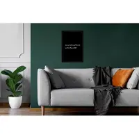 PosterMonkey Fotolijst incl. Poster - Spreuken - Quotes - You must want to spend the rest of your life with yourself first - 20x30 cm - Posterlijst