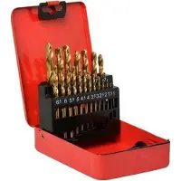 Hercules Borenset 19-delig 1 t/m 10mm in metalen box