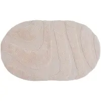 Veer Carpets Badmat Beau - Beige Ovaal 60 x 100 cm