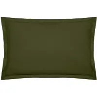 Atmosphera Katoen kussensloop - Set van 2 stuks - 50x70cm - Kaki