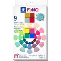 Staedtler ovenhardende boetseerklei - colour pack 9 kleuren Mixing mica