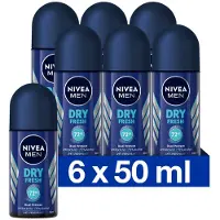 Nivea 6x Deodorant Roller Dry Fresh 50 ml