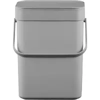 EKO - Puro II Food Waste Caddy 7 liter - Polypropyleen - grijs - Prullenbak