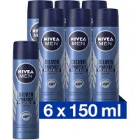 Nivea 6x Deodorant Spray Silver Protect Polar Blue 150 ml