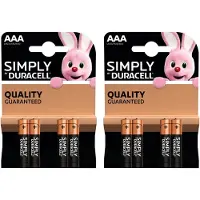 Duracell Set van 20x AAA Simply batterijen 1.5 V - alkaline - Lr03 Mn2400 - Batterijen pack