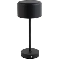 TRIO Oplaadbare tafellamp Jeff zwart