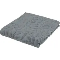 Atmosphera Atmopshera Badlaken / Handdoek Cisel - Katoen - Grijs - 100 x 150 cm