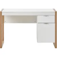 Beliani JOHNSON - Bureau-Wit-Vezelplaat
