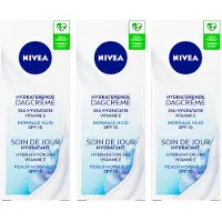Nivea 3x Dagcrème Hydraterend Spf 15 50 Ml