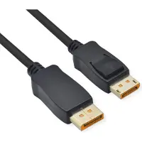 Roline DisplayPort-kabel, v2.1, 10K, DP M - M, zwart, 3 m