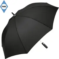 FARE Paraplu - Ø112 cm - Stormparaplu - Automatisch openend - Fibertec - Winddicht - Whiteline - Polyester - Black