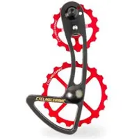 Cycling Ceramic Oversized Derailleur Cage 14/19T voor Shimano 105 R7000 11S Derailleur Rood