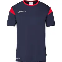 Uhlsport Squad 27 Shirt Korte Mouw Kinderen - Marine / Rood | Maat: 128