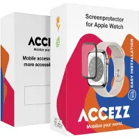 Accezz 2x Screenprotector met applicator voor de Apple Watch Series 7-9 - 45 mm