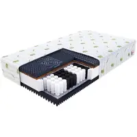 FDM MORK Matras 140x200 cm - Hoogte 24 cm H3 en H4 - Pocketvering Matrassen - Dubbelzijdig - 7 zones - Antiallergisch