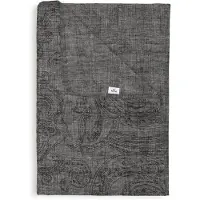 Zohome Zo Home Sprei Paisley di Lino - dark grey 180x260cm