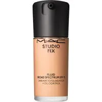 MAC Studio Fix Fluid SPF 15 24U Matte Foundation + Olie Controle NW20, Beige