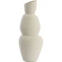 Light & Living vaas Ø19x46,5 cm aram keramiek crème