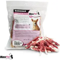 MaxxPet Hondensnacks Kip - Rawhide Kippen Sticks - Kippensnack voor hond - Runderhuid met kip - 13 cm - 2000 gram