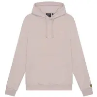 Lyle & Scott Heren Loopback Geborduurde Hoodie in Cove