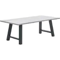 Coppens Garden Impressions Olympus tuintafel 180 x 100 aluminium grey teak look - |