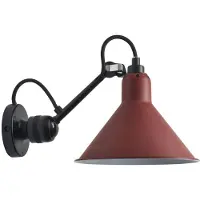 DCW éditions Gras n°304 Wandlamp Red | Black | Conical