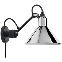 DCW éditions Gras n°304 Cable Wandlamp Chrome | Conical