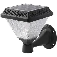V-TAC 972 Zonnepaneel wandlamp 'LED SOLAR WALL LIGHT', IP44, kleurtemperatuur instelbaar via afstandsbediening, timerfunctie, werkt op zonne-energie