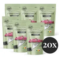 Food2Smile Very Berry 20x 90 gram - Suikervrij snoep, vegan snoep - uitdeelzakjes kinderfeestje - snoepzakjes - glutenvrije producten
