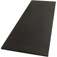 Brauer Vulcanic Topblad 119,6x46cm - Natuursteen - Antraciet - Badkamermeubels, Wastafelbladen - 8720359346513