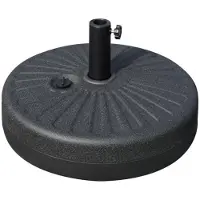 Zenzee Parasolvoeten - Voet Parasol - Tuin - Zwart - Ø51 x 14,5H cm