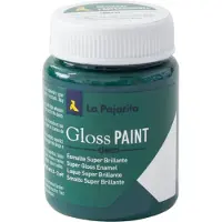 La Pajarita glans verf 75ml donkergroen hobbyverf.