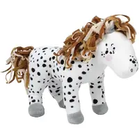 Bambolino toys Fien & Teun Stip de Pony - Knuffel 30 cm pluche - Zacht speelgoed