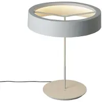 Santa & Cole Sin L Tafellamp White Grey | White Grey Aluminium