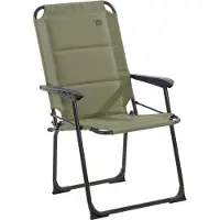 Travellife Lago Campingstoel Compact Moss Green - Comfortabele vulling - Water- en uv-bestendig - Inclusief inklapbeveiliging