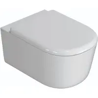 Globo Wandcloset lalita 54x36 cm cleanstorm glans wit