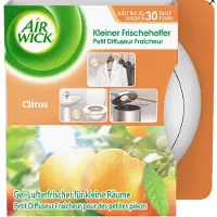 Airwick Luchtverfrisser voor kleine ruimtes - Vuilnisbakverfrisser - Citrusgeur - Kledingkast - Toiletruimte - Keukenkast - 30 Dagen frisheid - 1 Stuk