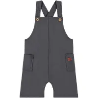 Babyface baby boys dungaree Jongens Jumpsuit - dark grey - Maat 56