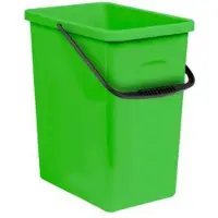 BranQ 1309 Afvalbak, groen, voor sorteren, recycling, milieuvriendelijk, opbergemmer