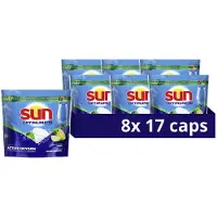SUN 8x Vaatwascapsules Citroen 17 stuks